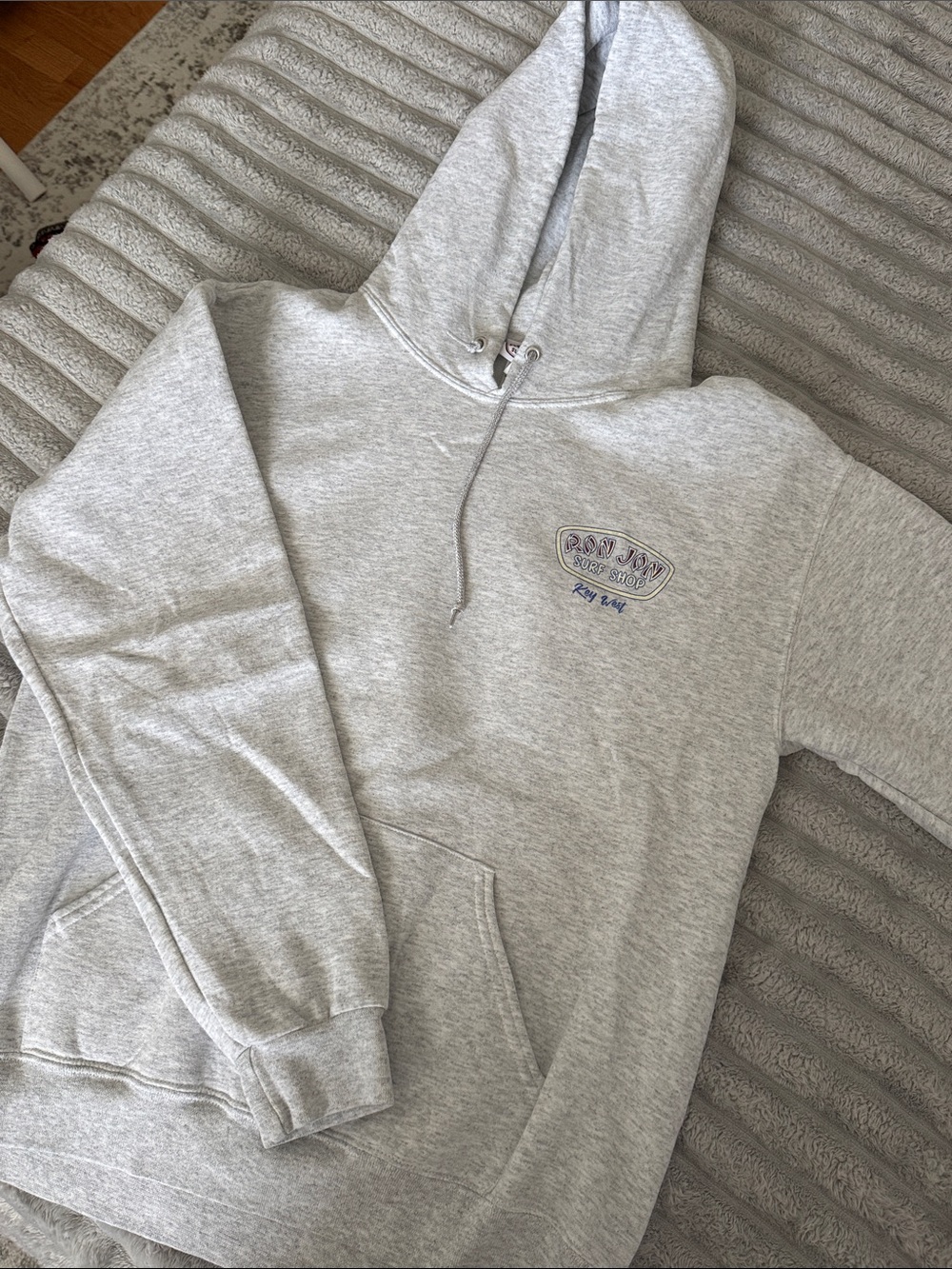 Gray Ron Jon Surf Shop Hooded Sweatshirt
